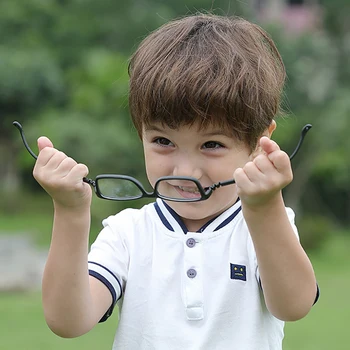 Ahora Colorate Flexibil Copii Optic Ochelari Cadru Băieți Fete Pătrat de Protecție a Ochilor Copilului Copilul Ochelari de Silicon UV400 Ochelari