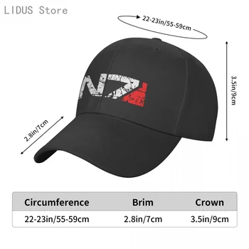 Pălării de moda Mass Effect N7 Imprimare șapcă de baseball pentru Bărbați și femei de Vara Capace Noi Tineretului palarie de soare