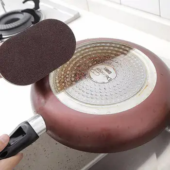Nano Abrazivă Burete Frecare Bucătărie Magic Decontaminare Perie De Curățare Castron De Spalat Oala Cu Maner Șlefuire Ruginit Decalcifiere Freca