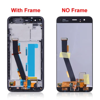 Pentru Xiaomi Mi 6 LCD Mi6 Touch Screen, Digitizer Inlocuire Piese Cu Rama Pentru Mi-6 Ecran LCD Cu Amprenta 5.15