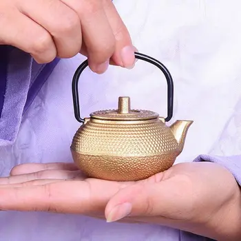 Mini Stil Japonez Fonta Ceainic Tetsubin Mic Ceainic ceainic 50ml, Ușor de Transportat