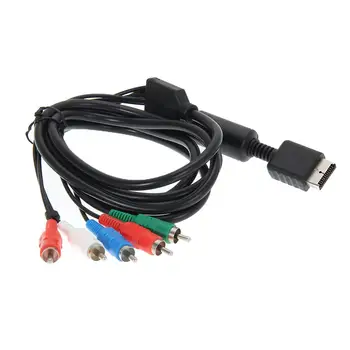 1.8 m/6FT HDTV AV Audio Video, Cablu AV a/V Cablu Component Cablu de Sârmă Pentru Sony PlayStation 2 3 PS2 PS3
