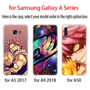 De lux Pentru Samsung Caz A72 A71 A70 A51 A52 A50S A50 A32 A42 A21S A20S A20 A30 A12 5G A8 A7 A6 Plus Anime Manga Fairy Tail