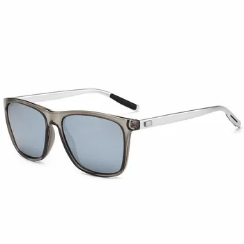 Cadru pătrat Polarizat ochelari de Soare Barbati Supradimensionate Oglindă de Conducere de Sticlă Soare Oculos De Sol Driver Ochelari de protecție ochelari UV400