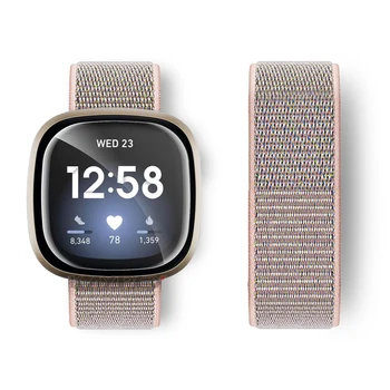 Curea nailon pentru Fitbit Versa/Lite/Versa2 trupa ceas Inteligent replacment Watchbands Buclă Bratara ремешок на Fitbit-Versa 2 benzi
