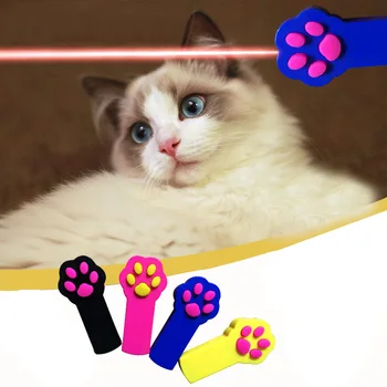Laser Cat Jucării cu Laser Pointer Chaser Jucării pentru Pisici de Jucarie Interactiv Pisoi Drăguț în Formă de Labă de Pisică Laser Pen Jucarii
