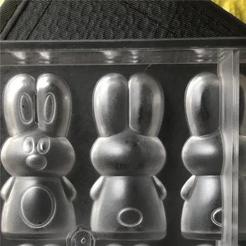 Easter Bunny Iepure de Ciocolată Mucegai 3D Iepure Bomboane Matrite Policarbonat Desene animate Producator de Ciocolata