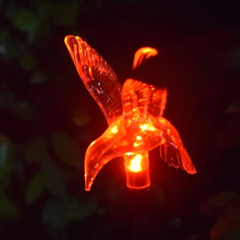 LED-uri multicolore Solare de Gradina Lumină în aer liber Dragonfly/Fluture/Pasăre Gazon Lămpi Calea Strada Peisaj Lumini Curte Decor de Lumină