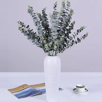 1 buc Frunze de Eucalipt Plante Artificiale Petrecere de Nunta Aranjament de Flori Decor DIY