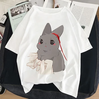2021 Mo Dao Zu Shi Grafic de Imprimare T-shirt Femei Harajuku Estetice Alb Tricou Casual de Vara Y2k topuri Anime Drăguț Feminin Tricou