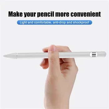 Silicon Compatibil Suport de Creion Caz Pentru Apple Pencil 1 2 Titularul Sleeve Pentru iPad Pro Stylus Protecție Anti-a pierdut ipencil Acoperi