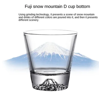 Muntele Fuji Cupa Floare de Cires Cupa Munte de Zăpadă Cupa Iceberg Cupa de Cristal de Sticlă de Whisky Cupa whiskey pahar mulțime cana de cafea