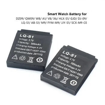 DP-S1 3.7 V 380mAh Baterie Reîncărcabilă litiu LQS1 lqs1 Baterie de Ceas Inteligent lq-s1 Pentru QW09 DZ09 W8 A1 V8 X6
