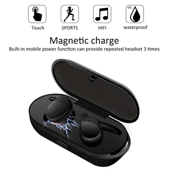 Y30 TWS Wireless Blutooth 5.0 Căști de Anulare a Zgomotului Căști Stereo 3D Muzică de Sunet În ureche Căști pentru Telefonul Mobil Android IOS