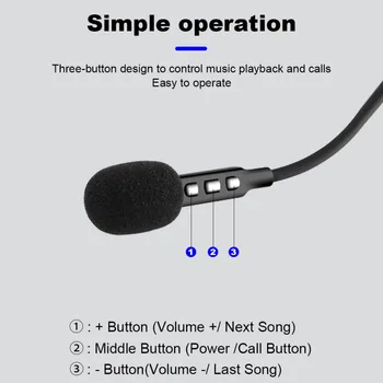 T2 Wireless Căști De Motocicletă Cască Apeluri Handsfree Stereo Casca Moto Mișcare Interfon 5.0 Bluetooth Pentru Căști