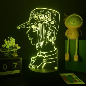 Anime-ul japonez Nana Osaki 3D LED Lampa pentru Decor Dormitor Fete Cool Cadou de Ziua NANA Figura Veioza Dropshipping