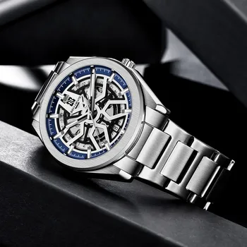 2021 BEN NEVIS Top Brand de ceasuri de Lux de Moda Impermeabil Schelet Dial ceasuri Barbati din Oțel Inoxidabil Casual Luminos Ceas barbati