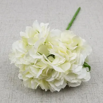 Calitate de Top de Mătase Flori Hortensie Buchet de Flori Flori False pentru Acasă Decorare Nunta Interioară Căsătorie Partid Decor