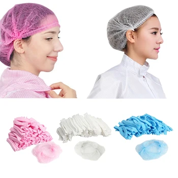 100x materiale Nețesute de Păr Capace elastice capacele de protecție sunt realizate din plastic de înaltă calitate