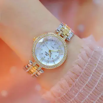 Aur Rose De Lux Pentru Femei Ceasuri De Moda Stras Impermeabil Doamnelor Ceas Elegant, Fermecător Unic Din Oțel Inoxidabil Ceas Creative