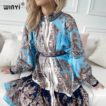 De vară de Moda pentru Femei cu Maneci Lungi Rochii Maxi Cardigan bohemia rayan американская одежда musulmani ansambluri Elegante vestido