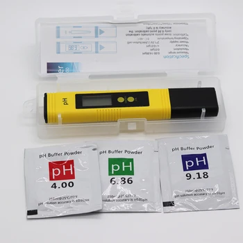 0.01 PH-metrului Digital Tester pentru Calitatea Apei, Alimentelor, Acvariu, Piscina Hidroponice Dimensiune de Buzunar Tester PH Ecran LCD Mare