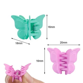 50 de Piese Noi Mini Plastic Clip Mic de Copii Vopsea Spray de Culoare de Par Clip Fluture Clip Mici Frizură Accesorii de Frumusete