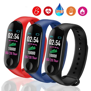 2021 M3 Sport Fitness Brățară de Ritm Cardiac tensiunea Arterială Smartwatch Bărbați Femei Bluetooth Ceasuri Inteligente Pentru iPhone Xiaomi Android