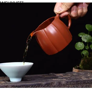 Yixing Lut Violet Maner Corect Cupa Dahongpao set de Ceai Set de Ceai Drinkware Cha Hai Tieguanyin Publice Cupa uz Casnic Accesorii de ceai