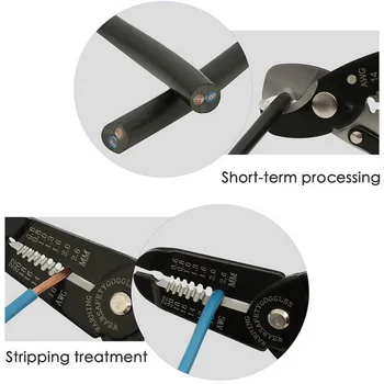 Multi Instrumente Clește De Cablu De Sârmă Stripteuză Cutter Capacitatea Portabil Sârmă Stripteuză Cuțit Crimper Acutomatic Electrice Instrumente De Reparare