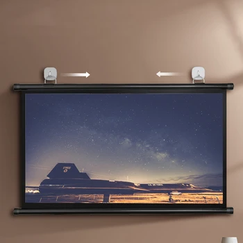Lumina Unicorn 16:9 72/84/100inches de Înaltă densitate Portabil Pliant Soft Acasă în aer liber KTV Birou Școală HD 3D proiector ecran