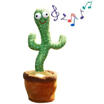 Dans Cactus Vorbesc Cactus Umplute Jucărie De Pluș Jucărie Electronică Cu Cântec De Pluș Cactus În Ghiveci Jucărie De Educație Timpurie Pentru Copii