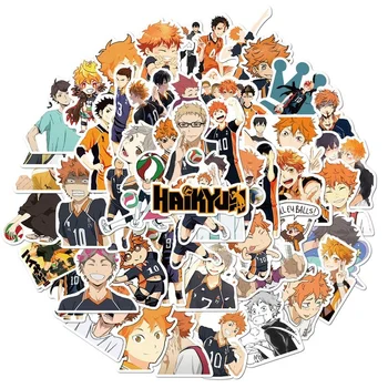 50Pcs/Set Anime-ul Japonez de Volei Adolescent Autocolant Haikyuu!! Autocolante, Decal pe Chitara Valiza Laptop Telefon, Frigider Motocicleta