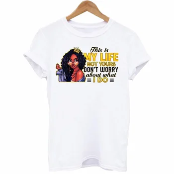 Personalitate Negru Fata Autocolante Termice Pe Haine DIY Fier Pe Patch-uri Pentru Femei T-Shirt Asta Este Viata Mea Appliqued Pe Haine