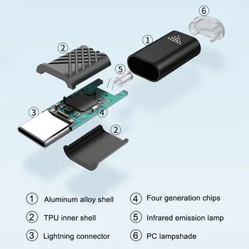 Tip C Interfață Micro USB Smart Control App Telefon Mobil Rremote de Control fără Fir Infraroșu IR Electrocasnice Adaptor