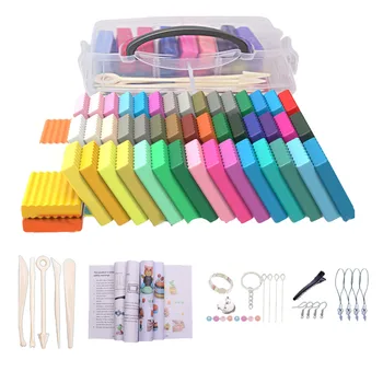 24/32/42/50 Culori de Lut Starter Kit Coace Cuptorul de Lut Copt Modelare Lut DIY Moale Craft Clay Accesorii