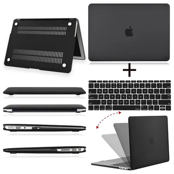Cazul Laptop pentru Apple Macbook Air 13/11/MacBook Pro 13/16/15 Inch Hard Shell Laptop Protector case+Keyboard Cover