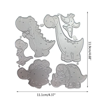 Dinozaur Tăiere de Metal Moare Stencil Scrapbooking DIY Album Timbru Carte de Hârtie Mucegai Relief Decor Ambarcațiuni