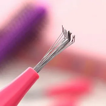 De Îngrijire A Părului Și Styling Păr Nou Perie Pieptene Curat Încorporat Instrument De Plastic De Curățare Mâner Detașabil