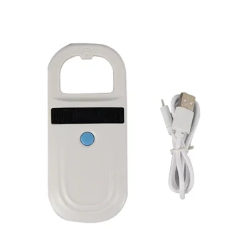 Portabil Ecran OLED ID Animale Cititor Cip Reîncărcabilă Microcip Decodor Portabile Cal Scanner La 134,2 Khz FDX-B USB Tag