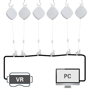 Set de Căști VR Sistem de Gestionare a cablurilor pentru Oculus Rift S Rift PS VR Plafon Retractabil Sistem de Scripete de Realitate Virtuală Accesorii