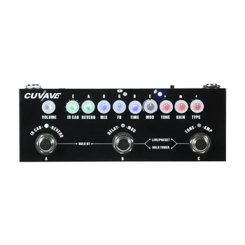 CUVAVE CUB de COPIL Portabil Multifunctional Chitara Electrica pedalelor de Efect Combinat Chitara Pedala de Înregistrare Audio Interfață Funcția