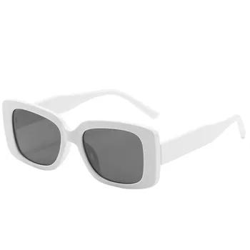 Epocă Pătrat ochelari de Soare Femei Dreptunghi Negru Ochelari de Soare pentru Barbati Clasic UV400 Ochelari de Stil Coreea