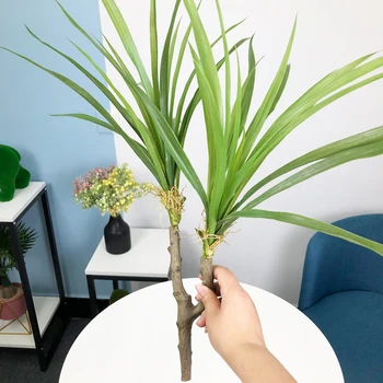 88/55cm Palmier Tropical Mari Plante Artificiale Fals Dracaena Ghivece de Plastic de Palmier Frunze Verzi Aer de Plante Pentru Gradina Casa Decor