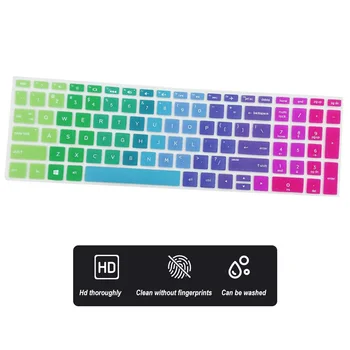 Rezistent la apa Tastatura Laptop Film protector de Silicon Notebook Tastatura Piele Acoperi Praf pentru HP 15.6