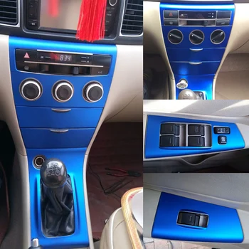 Pentru Toyota Corolla 2003-Interior Panou de Control Central Mânerul Ușii 5d Fibra de Carbon Autocolante, Decalcomanii Auto styling transata de vinil