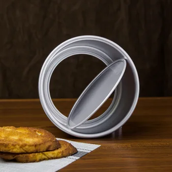 Tort rotund Mucegai Brânză Pan Model din Aliaj de Aluminiu DIY Fund Detașabil Mucegai Șablon se Lipeasca de Copt Instrument de Bucatarie Bakeware