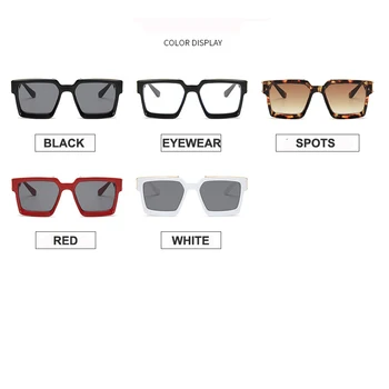 FEISHINI 2021 Rece de Moda Bărbați Piața Lancier Stil de ochelari de Soare Vintage Uri de Lux de Brand, Design de Ochelari de Soare Om Bogat