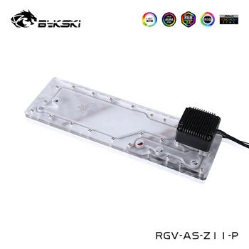 Bykski Distro Placa Pentru ASUS ROG Z11 Cabinet de Răcire cu Apă a Construi Rezervor , Rezervor 12V /5V , RGV-CA-Z11-P