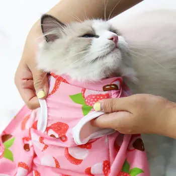 Primavara-Vara Sterilizare Pisica Costum Anti-lins Operație După Recuperare, Ingrijire animale de Companie Haine Respirabil Pisici Înțărcare Costum